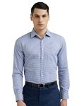 Van Heusen Men's Cotton Slim Fit Shirt (VHSFFSLBM29042_Medium Blue 40)
