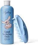 FLYDOG Itchy Skin Relief Shampoo for Dogs & Cats - Natural Herbal, Hypoallergenic with Soothing Brush, Moisturizes Dry Skin, Controls Flaking & Odors, Reduces Shedding