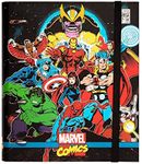 Grupo Erik Marvel Comics Avengers 4 Ring Binder | A4 Folders Ring Binder | 10.6 x 12.6 inches - 27 x 32 cm | Ring Binder A4 | A4 Ringbinder | 4 Ring Binder A4 | Marvel Gifts