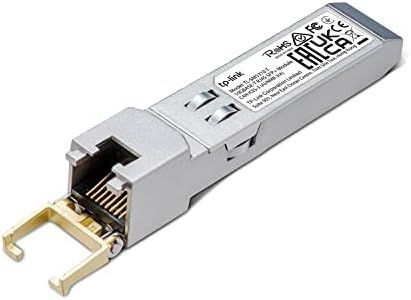 TP-Link TL-SM5310-T | 10GBase-T RJ45 SFP+ Module | 10G Copper SFP+ Transceiver | SFP+ to Ethernet | Plug and Play | Hot Pluggable | Up to 30m distance| | Durable Metal Casing | Versatile Compatibility