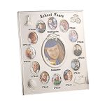 Elegance 63502 School Years Photo Frame Silver, Multi Color