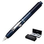 Platinum Curidas - PKN-7000 - Retractable Fountain Pen #50 Abyss Blue, Extra Fine Nib