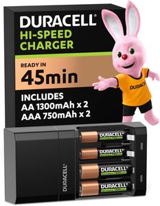 Duracell Hi-Speed Battery Charger – Rapid AA/AAA Charging