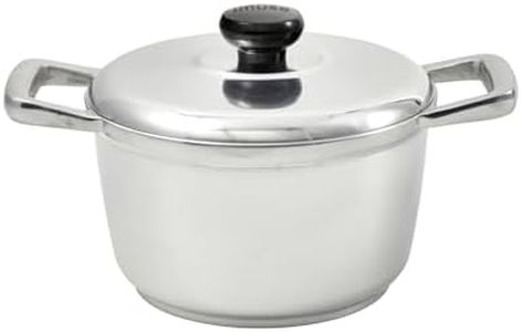 IMUSA USA 3.5 Quart Heavy Duty Cajun Cast Aluminum Dutch Oven with Lid