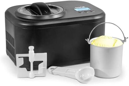 Baridi 1L Ice Cream Machine with Fast Freeze Compressor Cooling - DH238