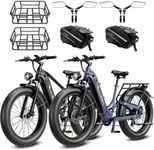 Jasion Thunder Pro Electric Bike,2000W Peak Ebikes for Adults,26''Fat Tire Best Ebike for Men,90 Miles with 1040Wh Removable Battery,35+MPH Max Speed Bicycles,500LB Capacity