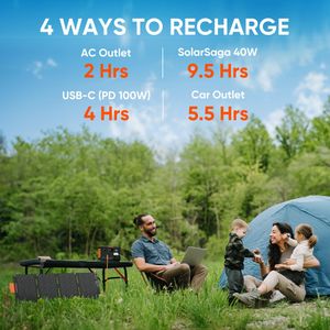 Jackery Solar Generator 300 Plus – 288Wh Portable Power Station