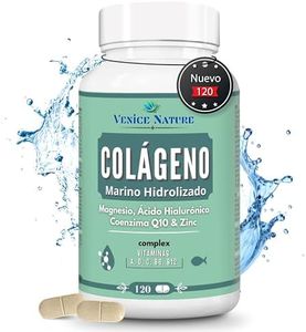 Colageno con Magnesio y Acido Hialuronico | Peptan® | 2000mg de Colágeno Marino Hidrolizado Puro para Articulaciones, Pelo y Piel