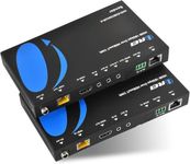 OREI 4K UHD HDMI Extender Balun - Up to 330 Ft - with ARC, PoC, KVM, Bi-Directional IR, RS-232 & CEC - HDBaseT UltraHD 4K @ 60Hz 4:4:4 - Audio Out