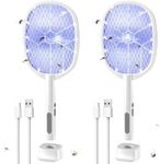 2PACK Electric Fly Swatter,4000V Bu