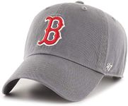 47 Brand Relaxed Fit Cap - MLB CLEAN UP Boston Red Sox grey