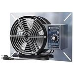 Abestorm 540CFM Crawlspace Ventilation Fans IP-55 Grade Basements Vent Fan 8.7 inches Ventilator Fan with Freeze Protection Thermostat & Dehumidistat for Crawl Space Basement Attic Garage, Exhaust