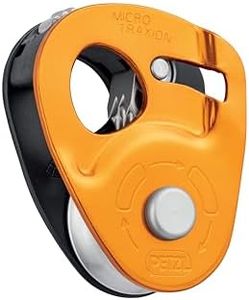 PETZL, Micro Traxion Pulley Ropeclamp, High-Efficiency Lightweight Progress-Capture Pulley