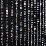 FlavorThings Diamond Cut Crystal Beaded Curtain for Doorway Room Closet Divider Party Wedding Kids Bedroom Decorations,Diamond Cut Bead Curtain (Crystal Iridescent, 1PC,3FTX6FT)