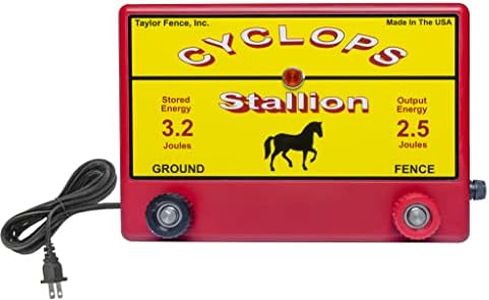 Cyclops Stallion - 2.5 Joule Fence Charger - AC