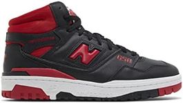 New Balance Mens 650 Lace Up Basketball Sneakers Black/Red/White