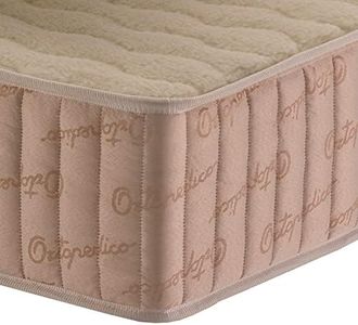 DELUXE13 Colchon Ortopedico Anatomico Eliocel 2 Caras Lana de Merino Oro - Firmeza Alta - 20 cms Grosor (150x190)