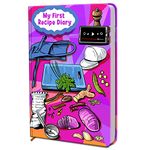 Jhingalala My First Recipe Diary Printed Hard Bound A5 Notebook Diary (20 x 14.5 cm, 80 GSM, 190 Ruled Pages), Diary for Girls, Diary for Boys, Diary for Men, Diary for Women, Diary for Office