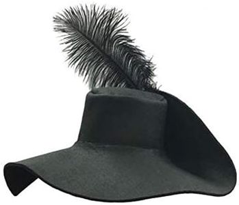 Sombrero mosquetero español, ala ancha