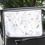 (WorldTravel) - Magnet Car Sun Shade Curtain for Side Window for Baby Kids Children - Sunshade Protector Sun Blocker Blind (WorldTravel)