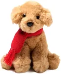 Bearington Grizwald The Golden Retriever Plush, Dogs Stuffed Animals, 7.5 Inch Golden Retriever Stuffed Animal, Ideal Christmas Stuffed Animal Gift for Toddlers, Kids & Teens