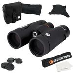 Celestron 71405 TrailSeeker ED 8 x 42 Roof Prism Binocular, Fully Multi-Coated Lens, BaK-4 Prism Glass, Black