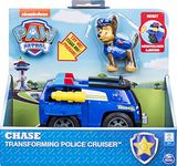 Paw Patrol Chase’s Transforming Police Cruiser with Flip-open Megaphone, for Ages 3 and Up