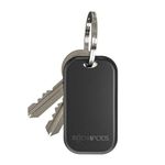 Boompods Boomtag Smart Tracker Tag - Bluetooth Mini Tracking Device, Smart Wallet & Key Finder Compatible with Apple Find My App, Small Luggage Tracker for Suitcases, Keys, Pets & Children - Black