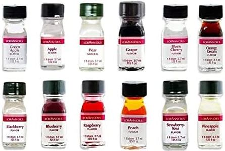 LorAnn SS Pack #4 of 12 Fruity Flavors in 1 dram bottles (.0125 fl oz - 3.7ml)