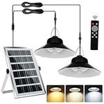Solar Pendant Lights with Dual Lamp