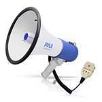 Pyle-Pro 50W Professional Rechargeable Lithium Battery Megaphone with Talk and Siren/Aux In for All MP3/iPod Players PMP59IR