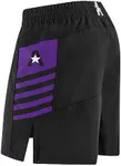 Anthem Athletics Reignite MMA Shorts Men 5 Inch 7 Inch 9 Inch - Jiu Jitsu BJJ Shorts Men for Wresting Kickboxing No GI Grappling UFC Fight - Purple - Medium