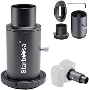 Starboosa 1.25-inch T Adapter and T2 T Ring Adapter - for Nikon SLR Cameras Connected to Telescopes - for Prime-Focus Or Eyepiece-Projection Photography