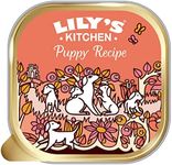 Lily’s Kitchen Made with Natural Ingredients Puppy Wet Dog Food Tray Organic Dinner with Chicken & Veg 11 x 150g