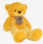 ToYBULK Teddy Bear, Teddy Bear 5 Feet for Girls, Soft Toys for Girls, Big Teddy Bear, Toys for Girls/Wife/Girlfriend/Husband, (5 Feet,Yellow)