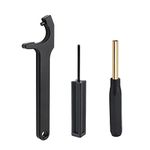 ToopMount Glock Tool Kit, Front Sight Tool Mag Plate Removal Tool Magazine Disassembly Tool Pin Punch Tool for G17 G19 G20 G21 G22 G23 G24 G25 G26 G27 G28 G29 G31 G32 G33 G34 G40 G41 G42 G43 G43X G48