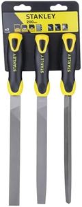 Stanley 022464 File Set includes 1/2 Round/Flat/ 3 Square (3 Pieces)