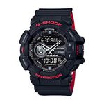 G-Shock GA-400HR Black/Red Layer Series - Black / One Size