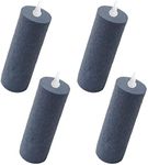 4-Pack Large Air Stone, Air Stone Hydroponics, 6 x 2 Inch Large Air Stone Cylinder Bubble Diffuser for Aquarium, Fish Tank, Pond and Hydroponics Air Pump, Growing System, Circulation (4-Pack)