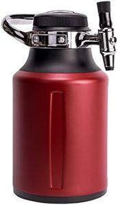 GrowlerWerks uKeg GO Carbonated Beverage Dispenser, Chili 64oz