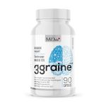 3graine-NEW-Headache Supplement Migraine Prevention and Relief, 400mg Vitamin B2, CoQ10 200mg, Magnesium, Neurologist-Recommended Doses & Ingredients, Nausea & Vomiting Support for Migraine