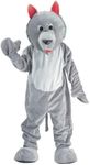 Dress Up America Wolf Mascot Costume - Big Bad Wolf Costume for Teens and Adults - Plush Wolf Costume - Unisex (Large)