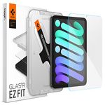 Spigen Tempered Glass Screen Protector [GlasTR EZ Fit] Designed for iPad Mini (2024 7th Generation A17 Pro / 2021 6th Generation) [Case-Friendly]