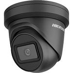 Outdoor Turret Black, 8MP, H265+, 2.8mm, Day/Night, DarkFighter, 120dB WDR, EXIR 2.0 (30m), IP67, PoE/12VDC.