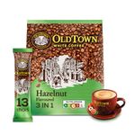 Old Town White Coffee Hazelnut 3 in 1 Instant Premix White Coffee 15 Stick ( 15 X 38g ), Packet 570g