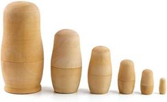 Koogel 6 Set Plain Nesting Dolls DI