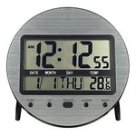 Digital Clock With Temperature Display