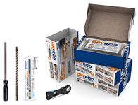 Dryrod Damp Proofing Rods DPC Kit: Treats 18 Linear metres (9" Wall) - BBA Approved Rising Damp Treatment