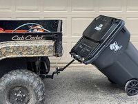 Garbage Commander UBLMT Single Can Ball or Bolt Mounted Garbage Hauling Device - Proudly Made in Amercia