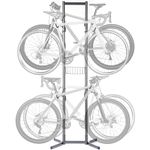 Delta Cycle & Home Unisex 4 Bike Stand, Grey, 2190 x 610 mm UK